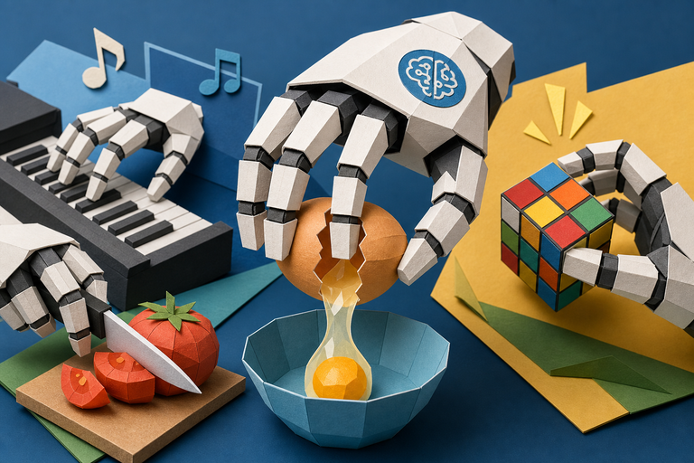 GENE-26.5 is an AI Brain That Enables Robots to Crack Eggs and Play Piano with Human Hands